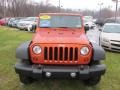 2011 Mango Tango Pearl Jeep Wrangler Unlimited Sport S 4x4  photo #4