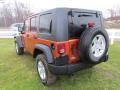 2011 Mango Tango Pearl Jeep Wrangler Unlimited Sport S 4x4  photo #7