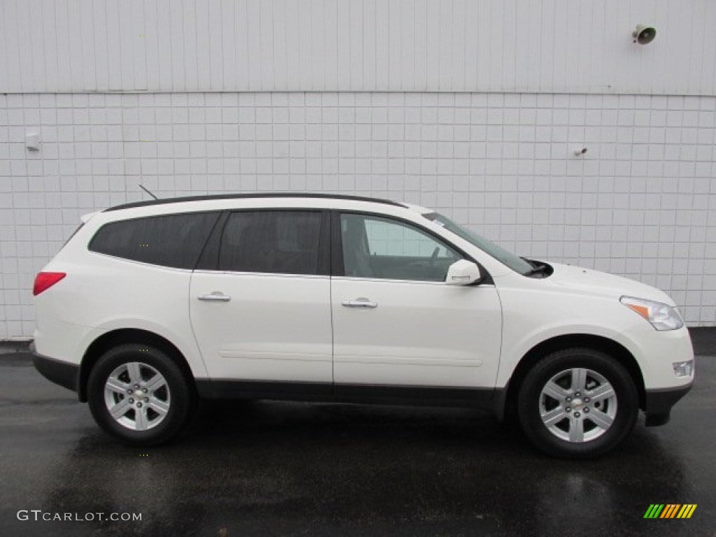 White 2012 Chevrolet Traverse LT AWD Exterior Photo #76996557