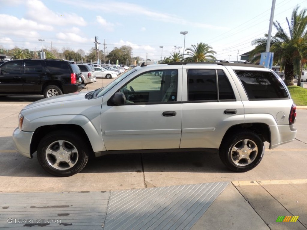 2007 TrailBlazer LS - Moondust Metallic / Light Gray photo #5