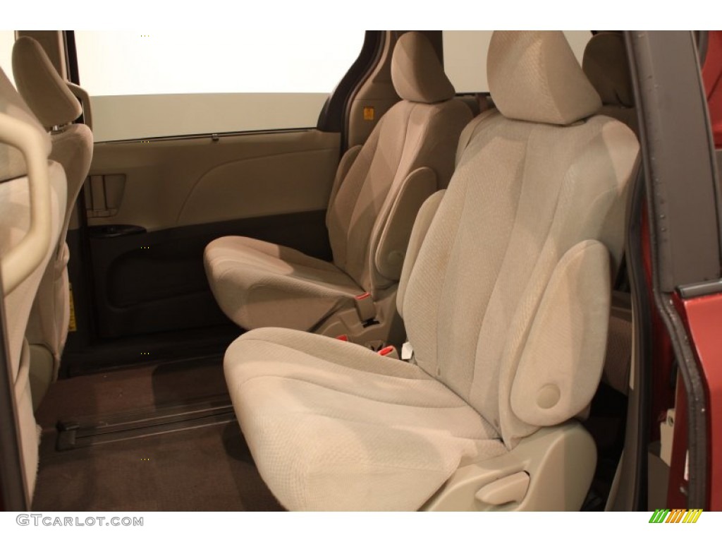 Bisque Interior 2011 Toyota Sienna LE Photo #76996878