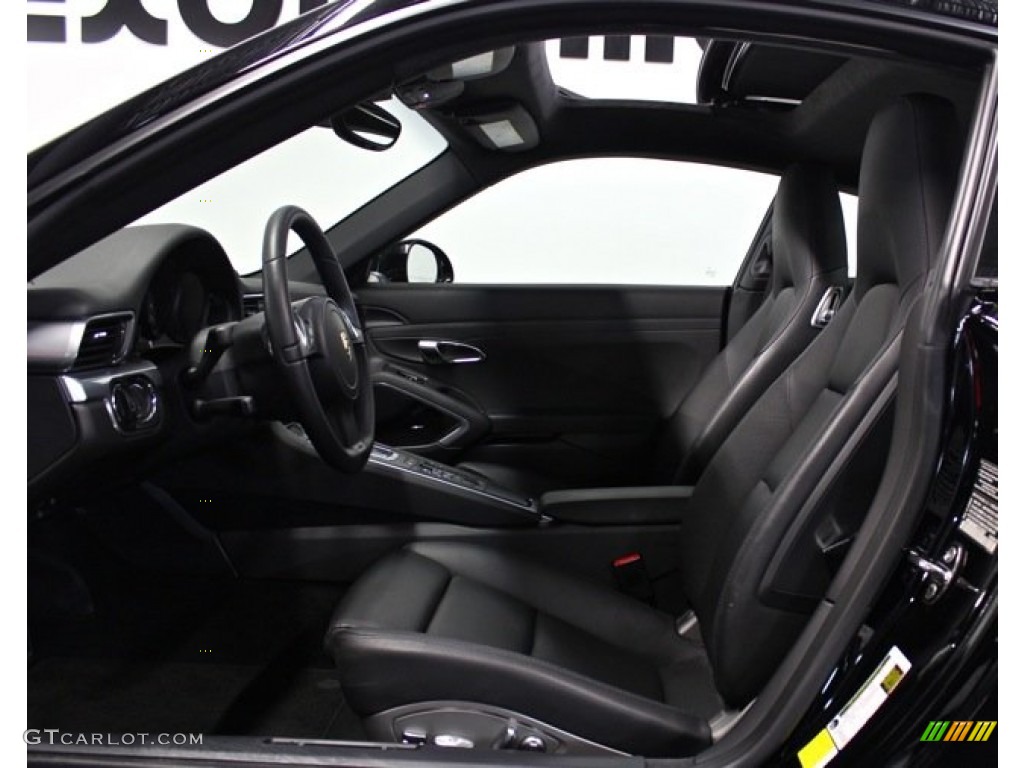 Black Interior 2012 Porsche New 911 Carrera S Coupe Photo #76997014