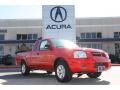 2002 Aztec Red Nissan Frontier XE King Cab  photo #1