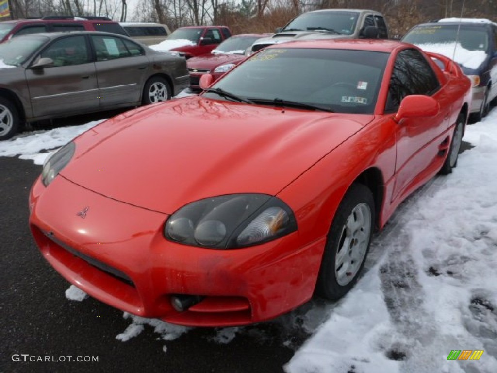 1999 3000GT Coupe - Caracus Red / Black photo #5