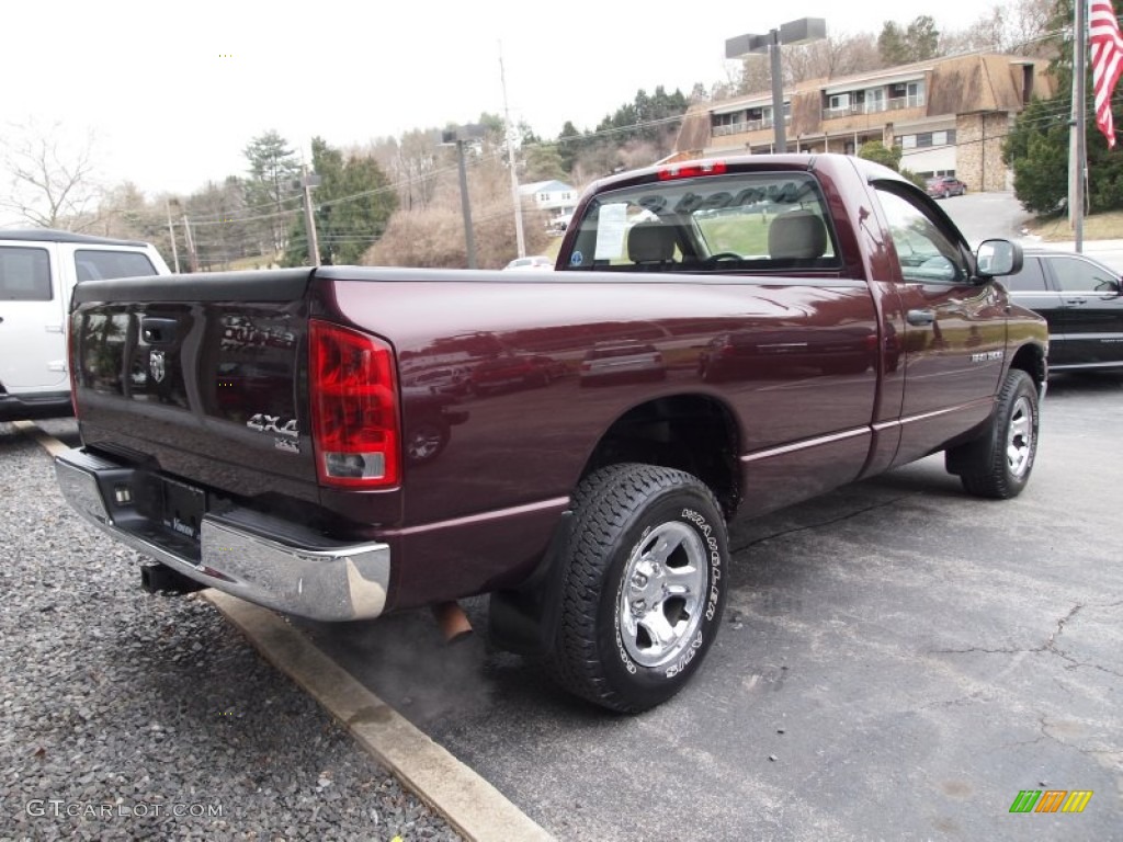 Deep Molten Red Pearl 2005 Dodge Ram 1500 SLT Regular Cab 4x4 Exterior Photo #76998204