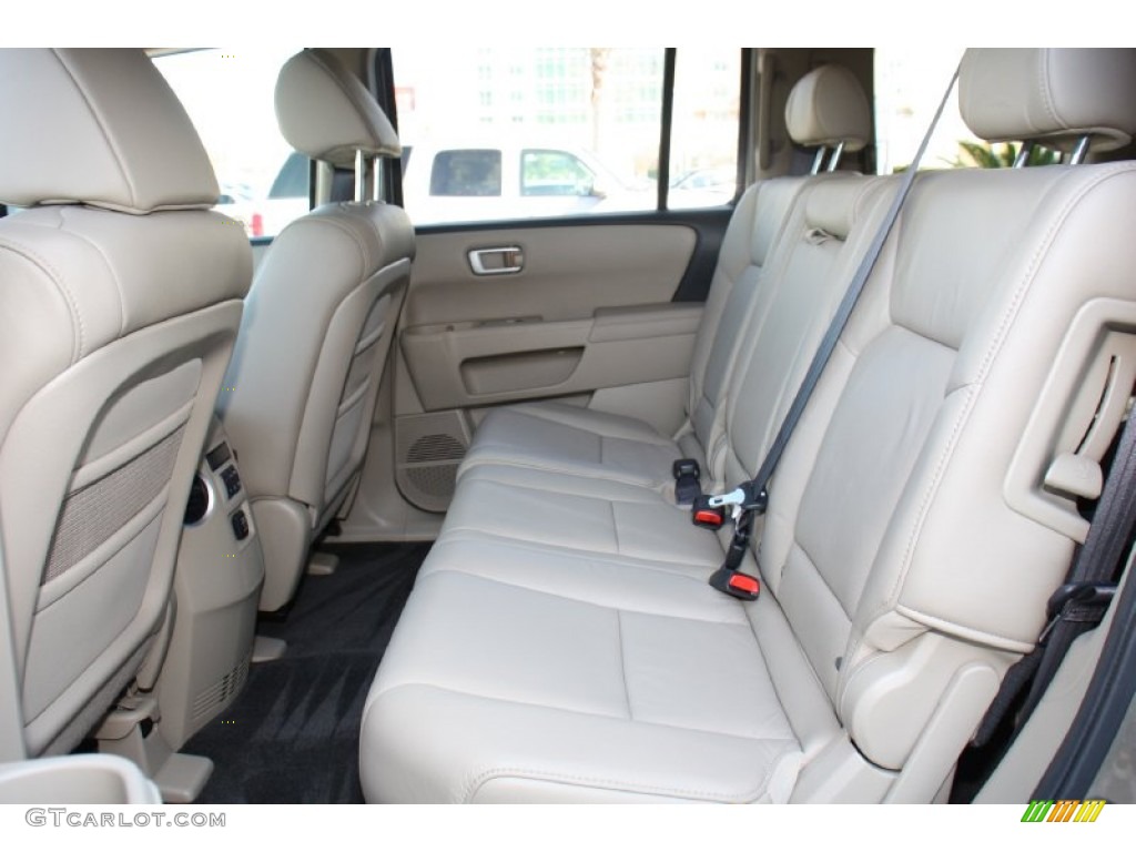 Beige Interior 2011 Honda Pilot EX-L Photo #76998301