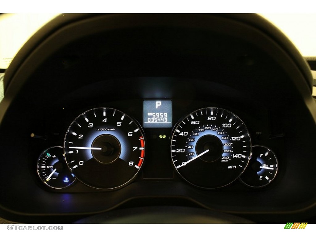 2010 Subaru Legacy 2.5i Sedan Gauges Photo #76998480