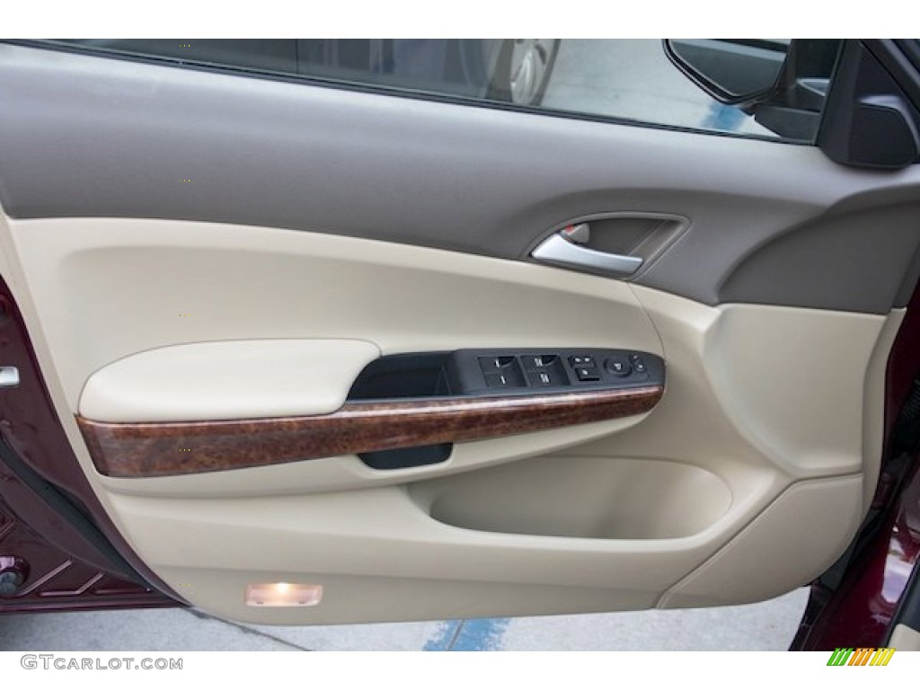2010 Honda Accord EX Sedan Ivory Door Panel Photo #76998972