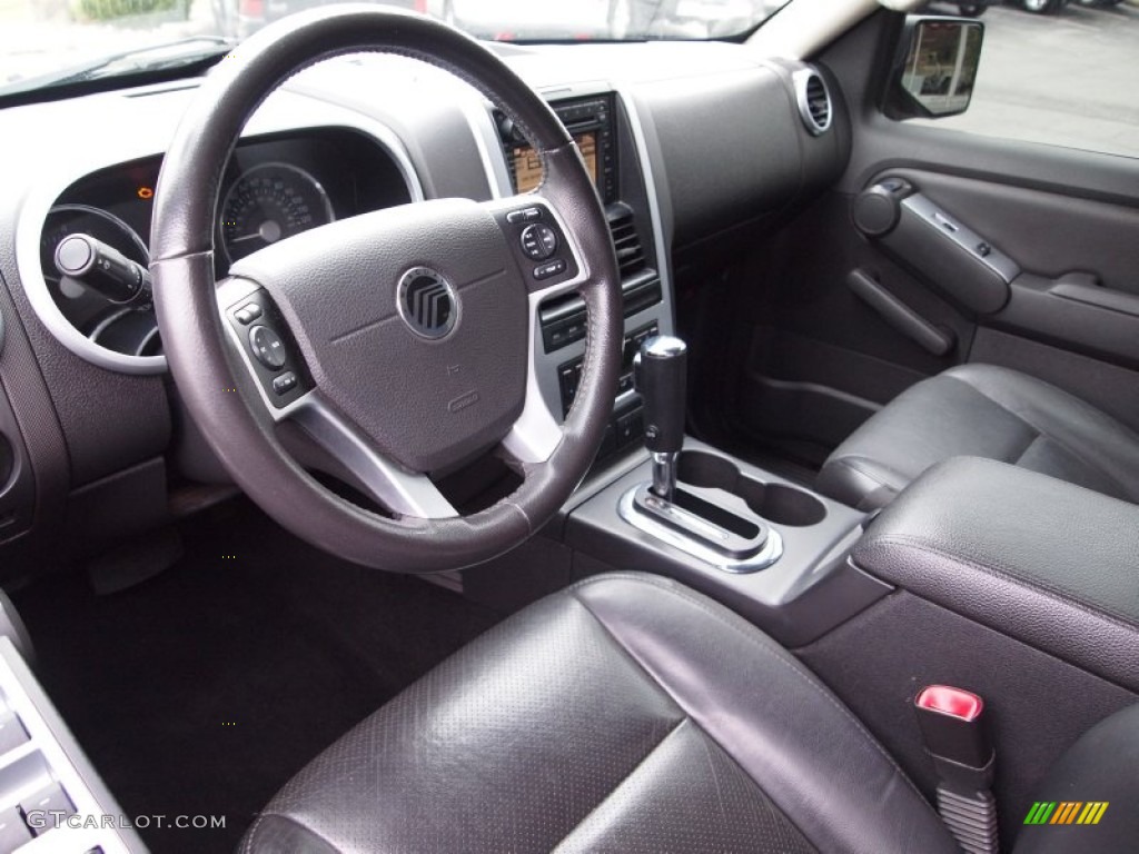Charcoal Black Interior 2007 Mercury Mountaineer Premier AWD Photo #76998987