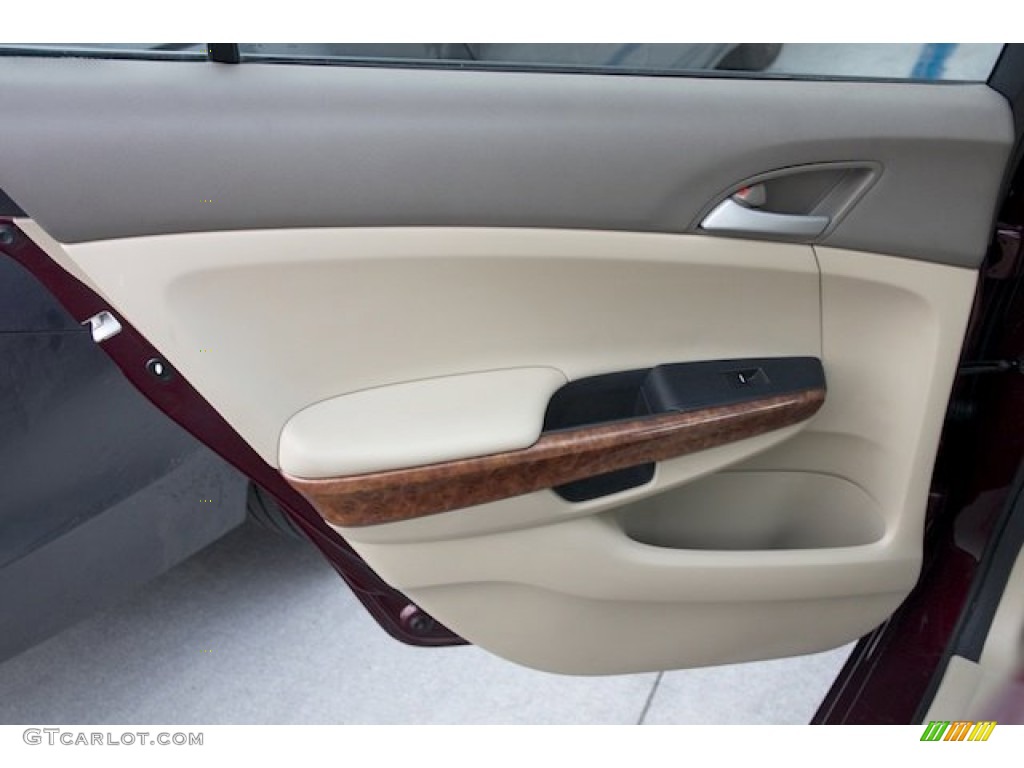 2010 Honda Accord EX Sedan Ivory Door Panel Photo #76998990
