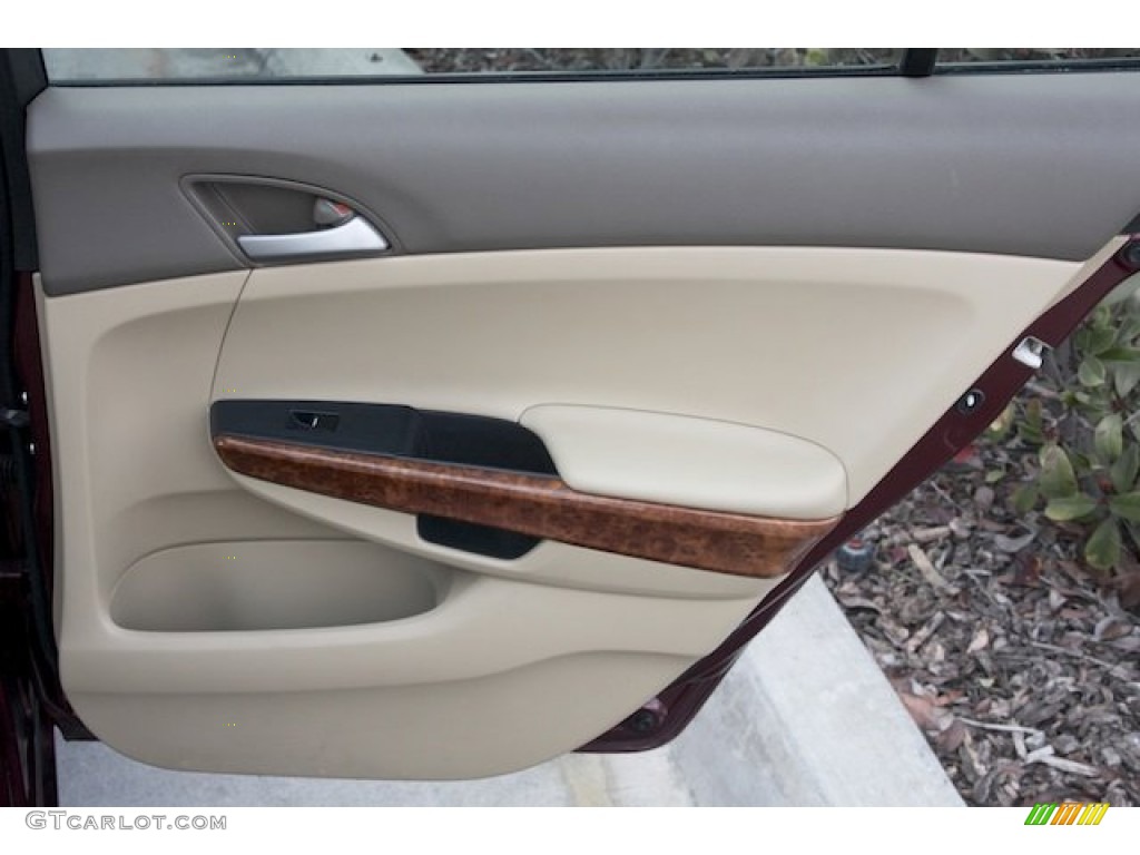 2010 Honda Accord EX Sedan Ivory Door Panel Photo #76999011