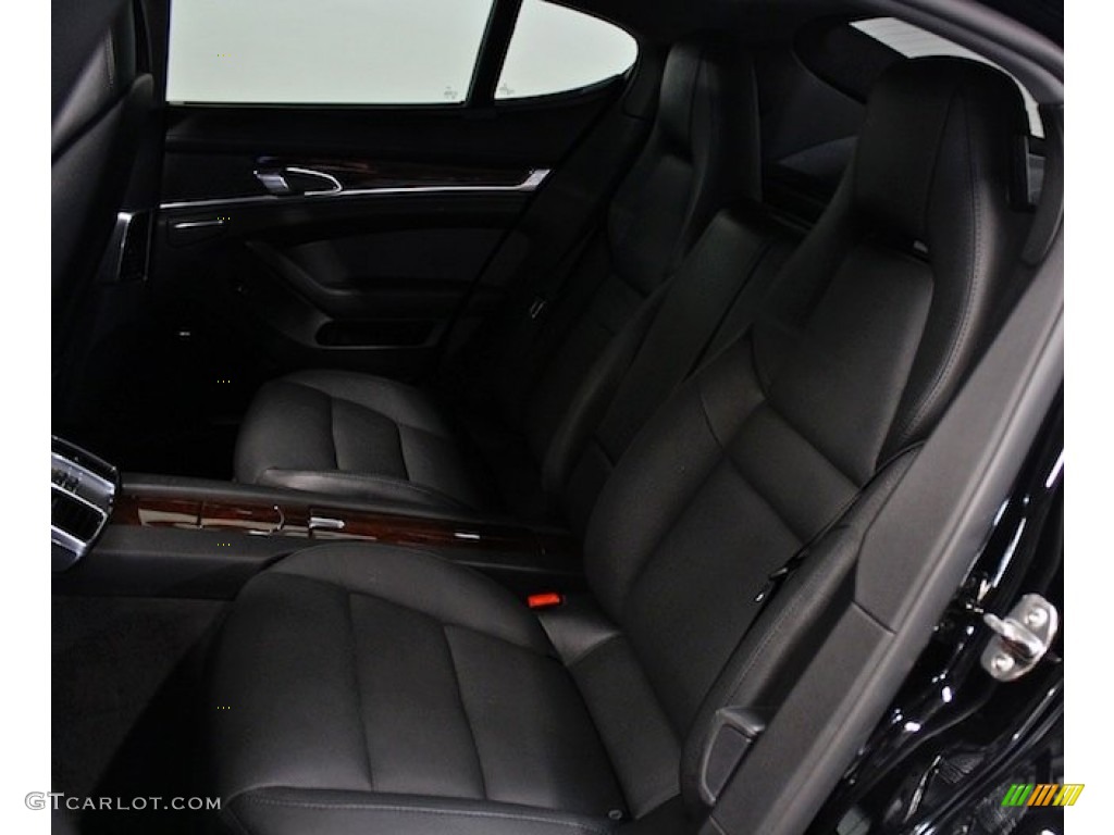 Black Interior 2012 Porsche Panamera 4S Photo #76999208