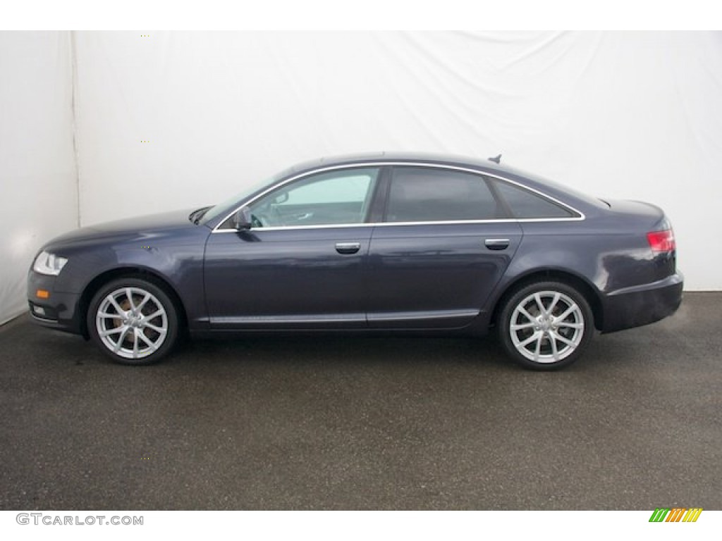 Oyster Grey Metallic 2009 Audi A6 3.2 Sedan Exterior Photo #76999369