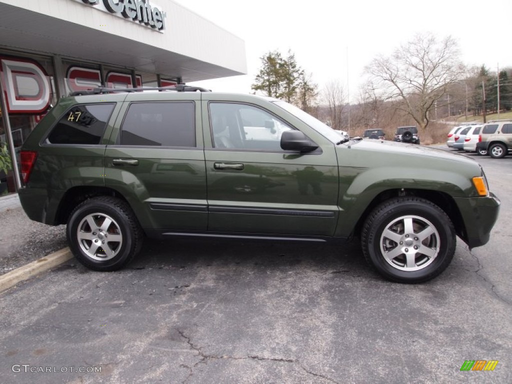 Jeep Green Metallic 2008 Jeep Grand Cherokee Laredo 4x4 Exterior Photo #76999554