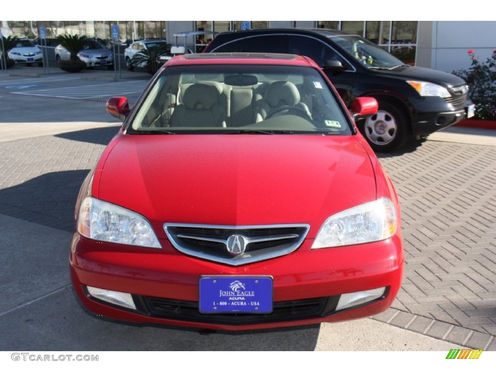 2001 CL 3.2 Type S - San Marino Red / Parchment photo #3