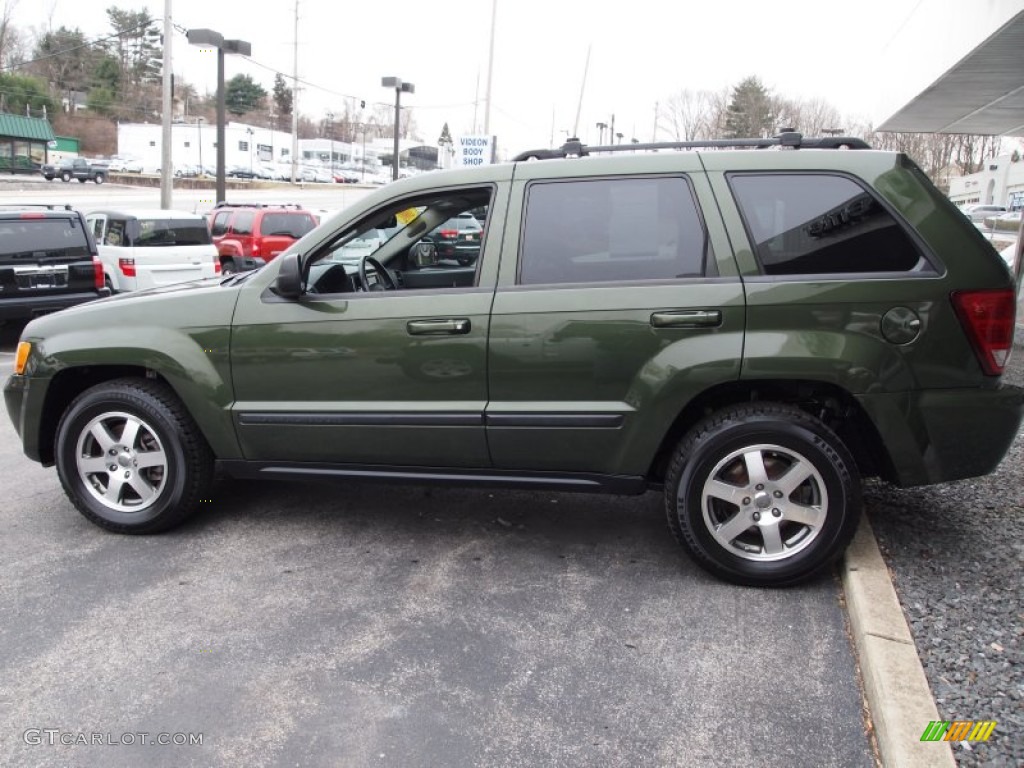 Jeep Green Metallic 2008 Jeep Grand Cherokee Laredo 4x4 Exterior Photo #76999656