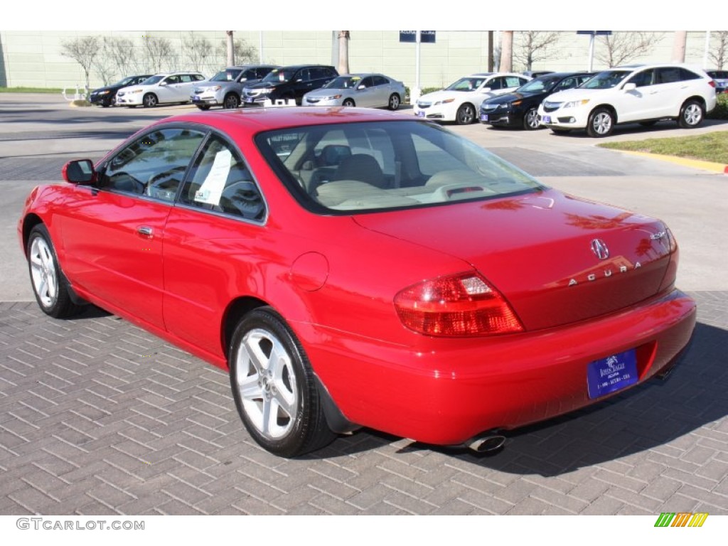 2001 CL 3.2 Type S - San Marino Red / Parchment photo #7