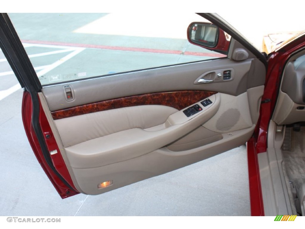 2001 Acura CL 3.2 Type S Parchment Door Panel Photo #76999788