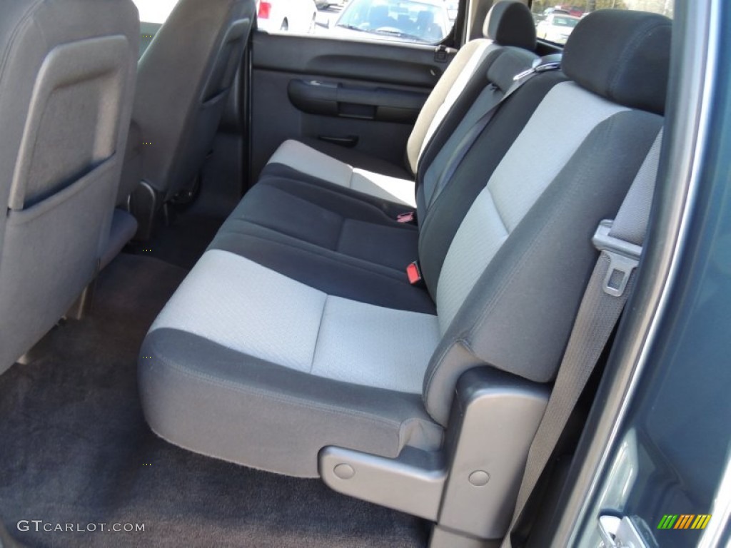 2009 Silverado 1500 LS Crew Cab - Blue Granite Metallic / Ebony photo #6
