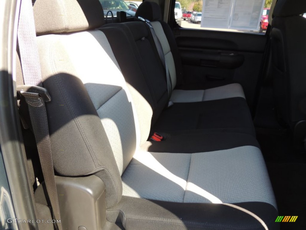 2009 Silverado 1500 LS Crew Cab - Blue Granite Metallic / Ebony photo #10