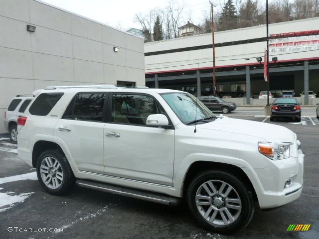 2011 4Runner Limited 4x4 - Blizzard White Pearl / Sand Beige Leather photo #1