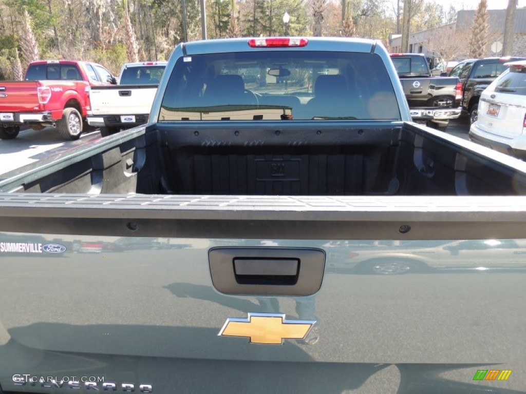 2009 Silverado 1500 LS Crew Cab - Blue Granite Metallic / Ebony photo #15