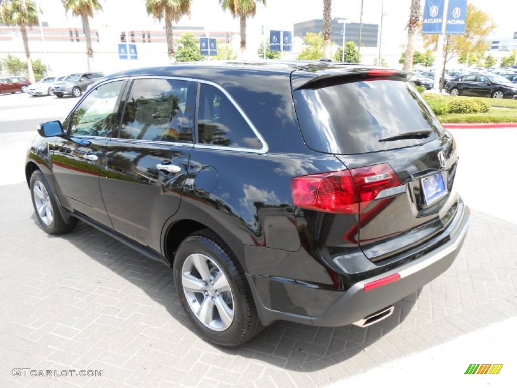 2013 MDX SH-AWD Technology - Crystal Black Pearl / Graystone photo #5