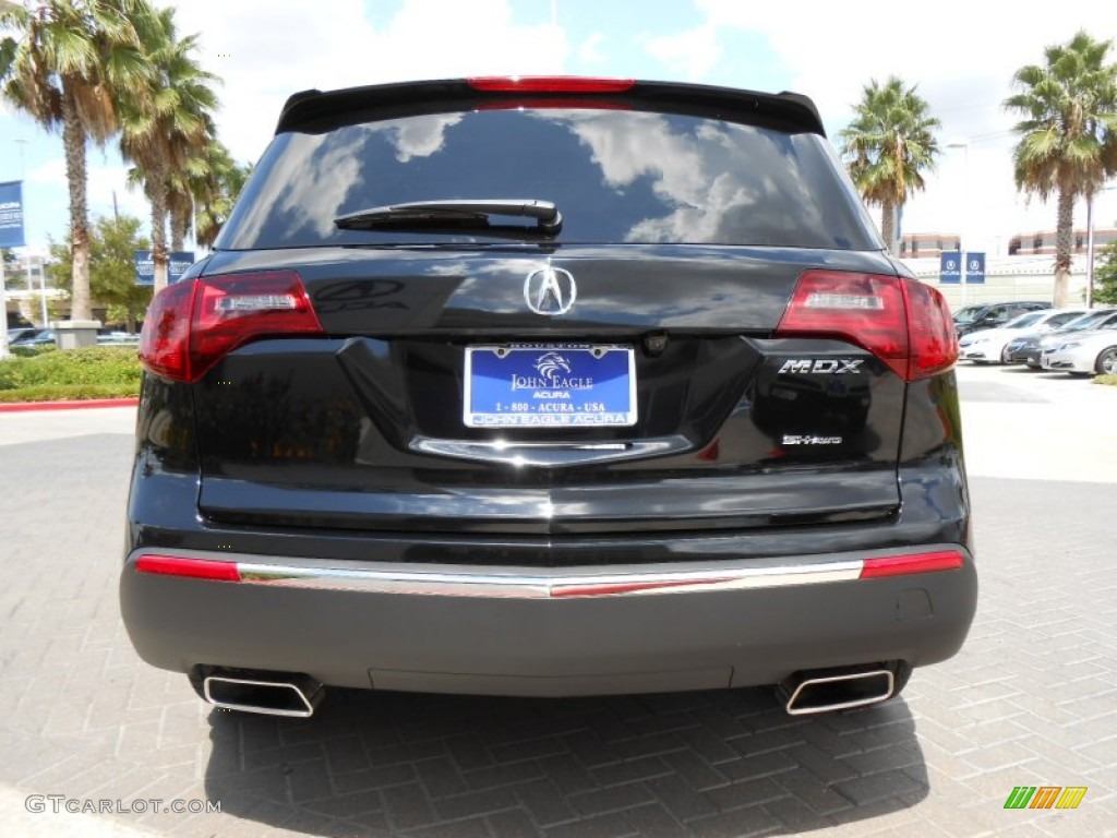 2013 MDX SH-AWD Technology - Crystal Black Pearl / Graystone photo #6