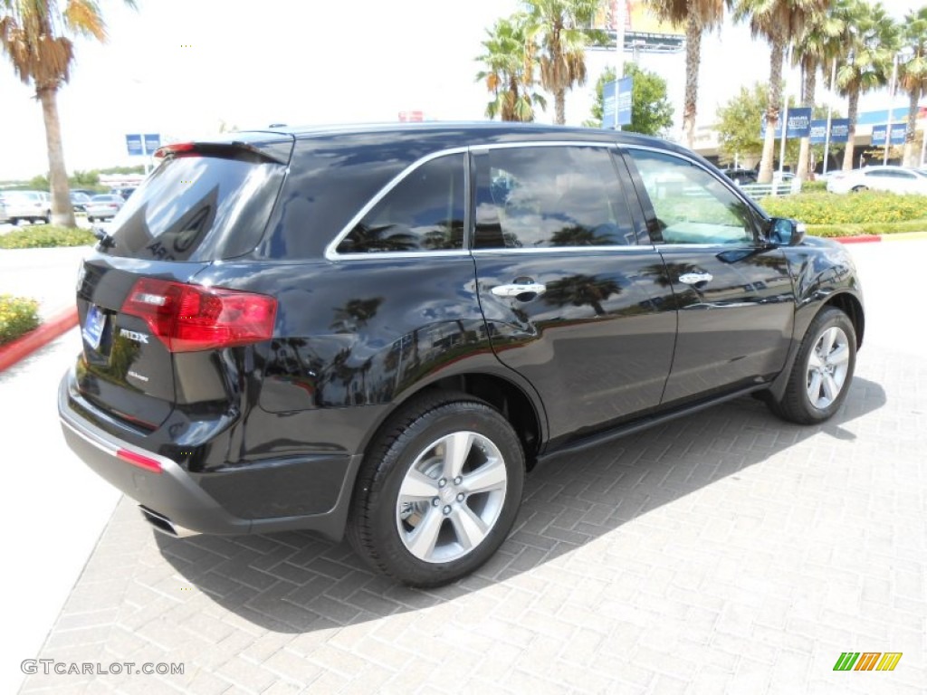 2013 MDX SH-AWD Technology - Crystal Black Pearl / Graystone photo #7