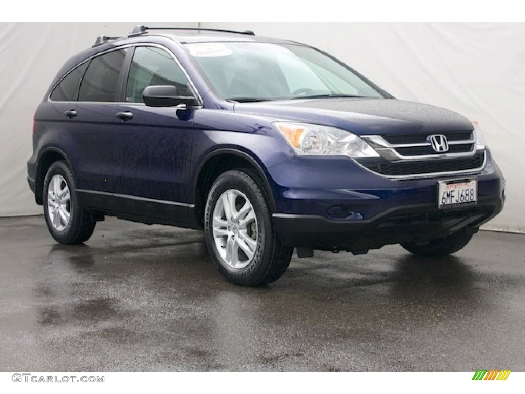 2010 CR-V EX - Royal Blue Pearl / Black photo #1