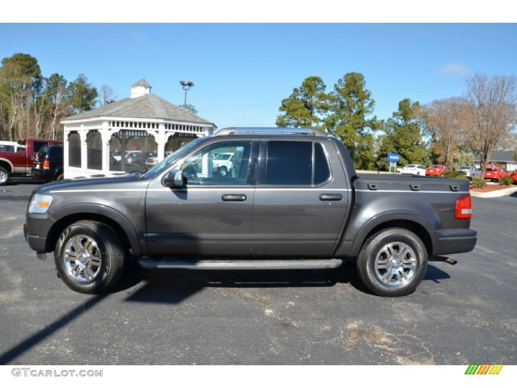 Alloy Grey Metallic 2007 Ford Explorer Sport Trac Limited Exterior Photo #77001653