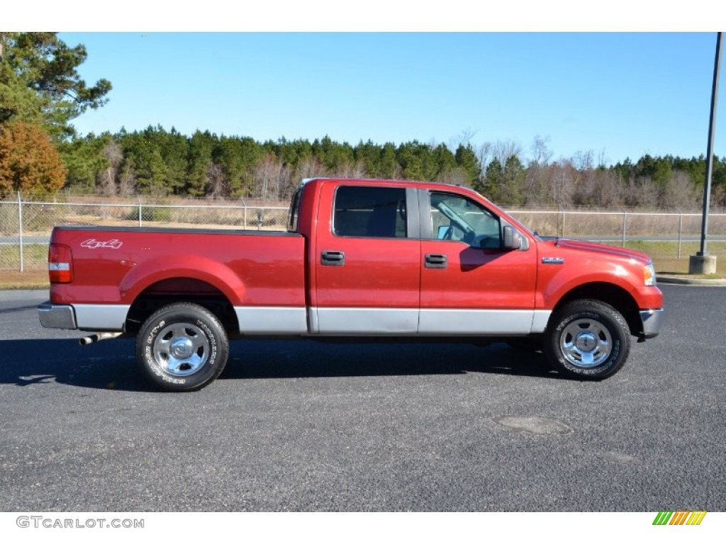 Redfire Metallic 2007 Ford F150 XLT SuperCrew 4x4 Exterior Photo #77002210