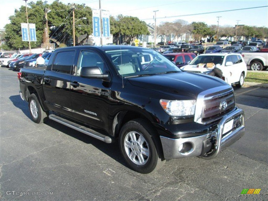 2010 Tundra CrewMax - Black / Graphite Gray photo #1