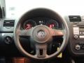 Titan Black 2010 Volkswagen Jetta S Sedan Steering Wheel