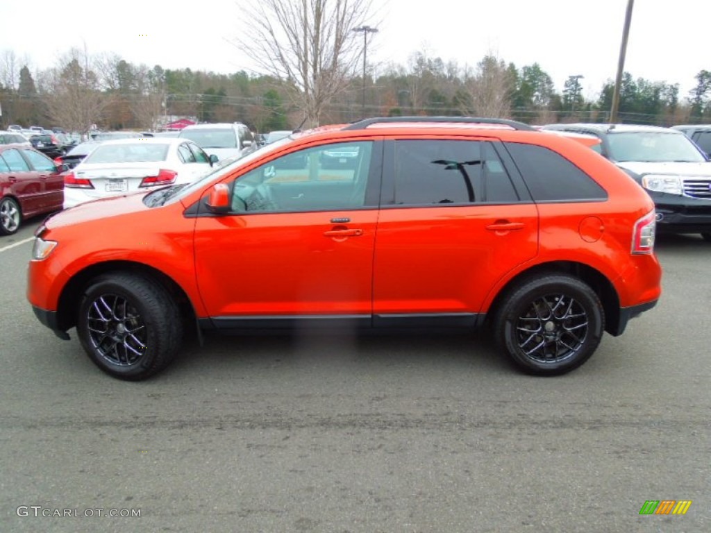 Blazing Copper Metallic 2007 Ford Edge SEL Exterior Photo #77005018
