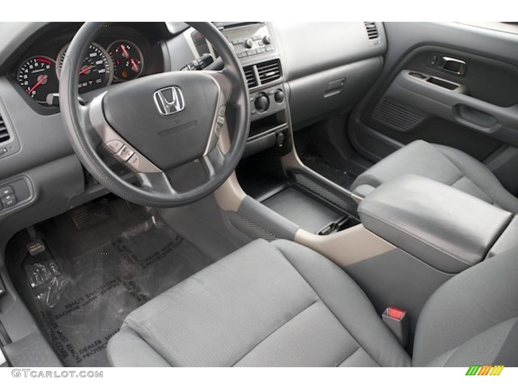 Gray Interior 2008 Honda Pilot Value Package Photo #77005314