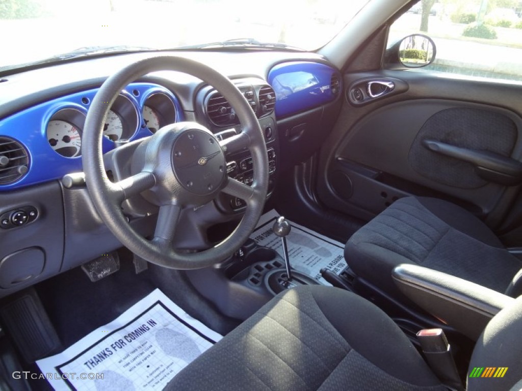 2005 PT Cruiser Touring - Electric Blue Pearl / Dark Slate Gray photo #10