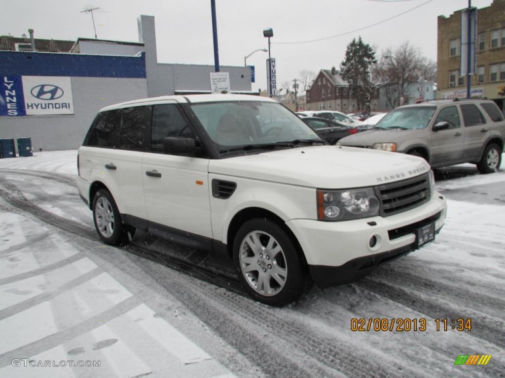 2006 Range Rover Sport HSE - Chawton White / Alpaca Beige photo #3
