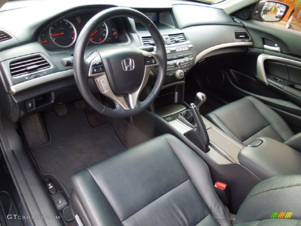 Black Interior 2011 Honda Accord EX-L V6 Sedan Photo #77006156