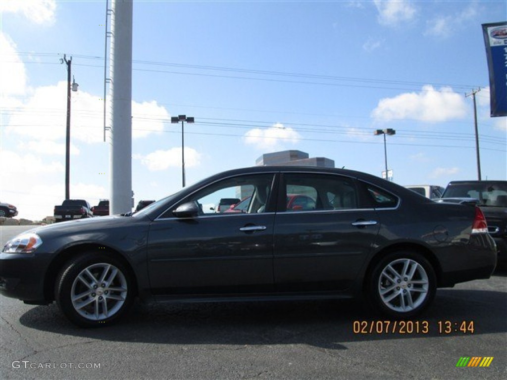 2011 Impala LTZ - Cyber Gray Metallic / Gray photo #4