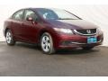 Crimson Red Pearl - Civic LX Sedan Photo No. 1