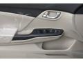 Beige 2013 Honda Civic LX Sedan Door Panel