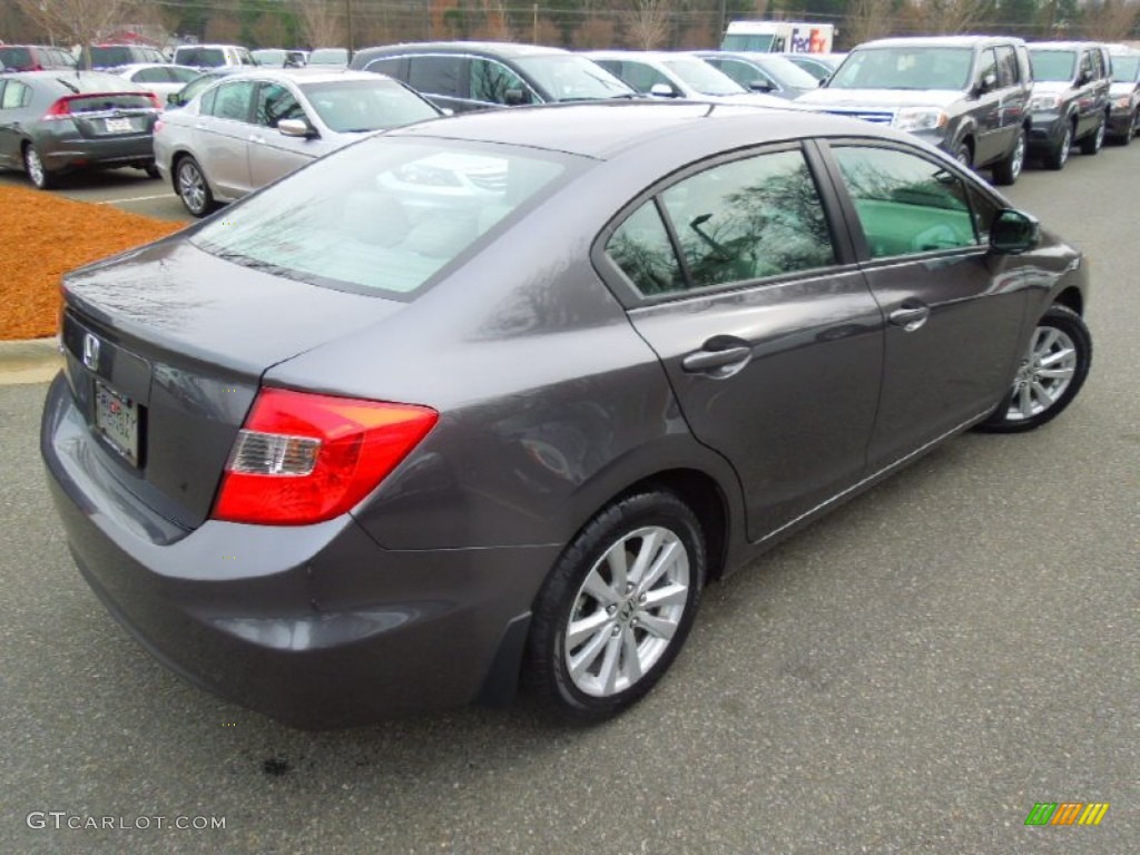 Polished Metal Metallic 2012 Honda Civic EX Sedan Exterior Photo #77006925