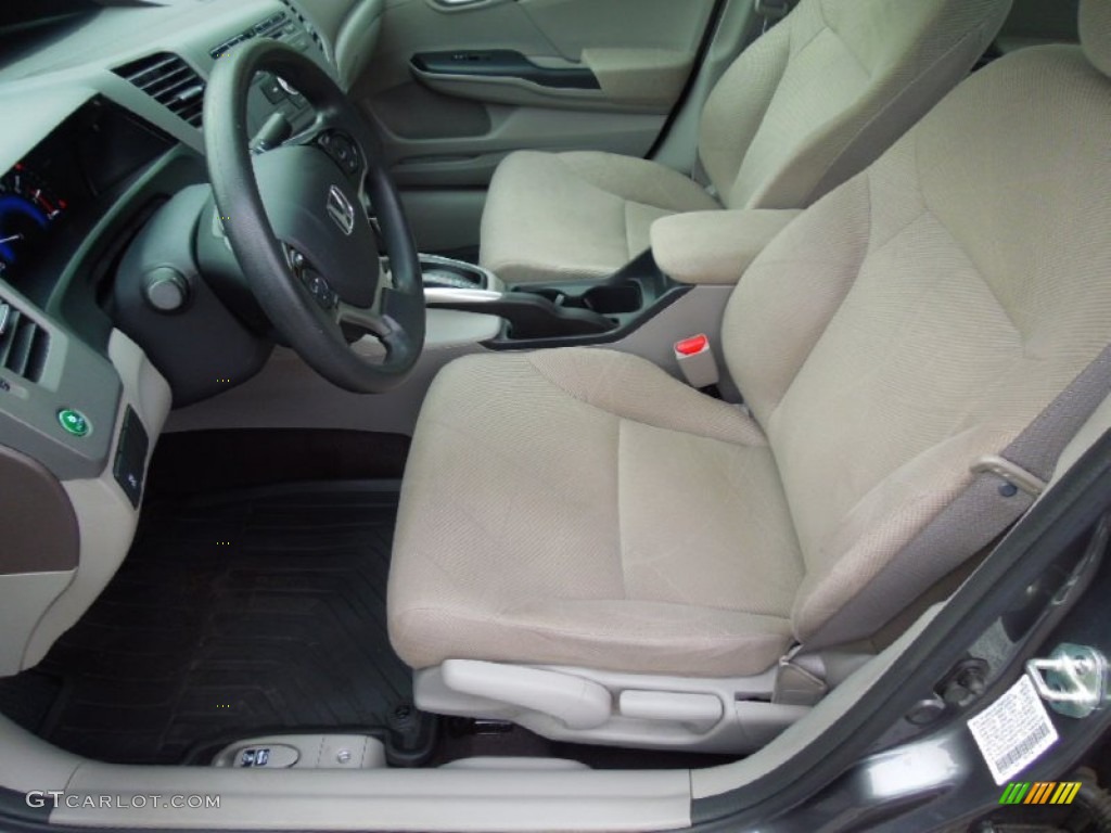 Gray Interior 2012 Honda Civic EX Sedan Photo #77007024