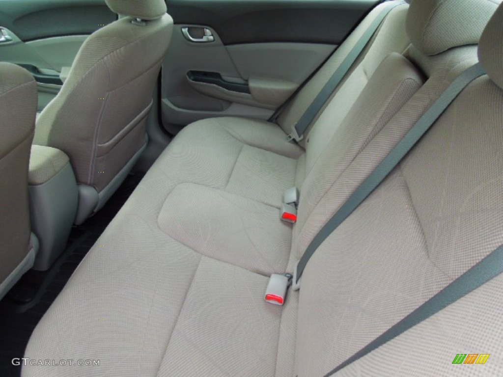 2012 Honda Civic EX Sedan Rear Seat Photos