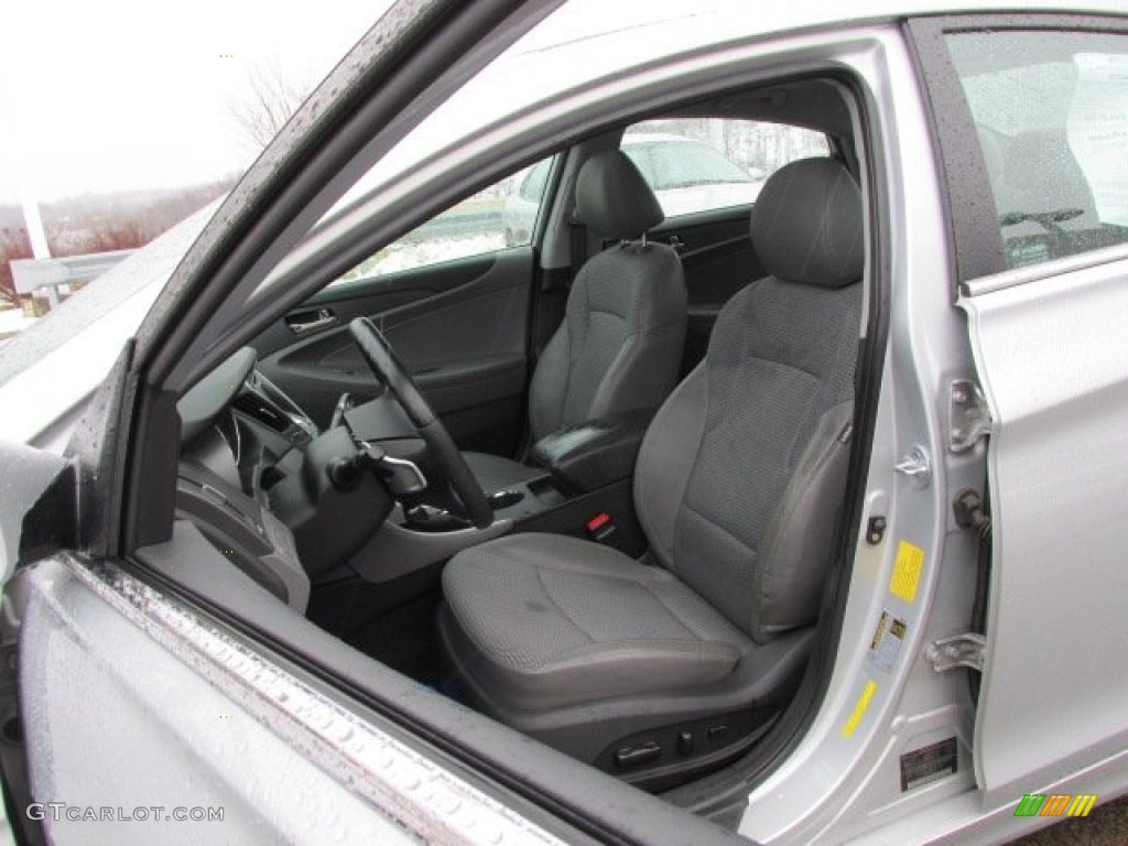 Gray Interior 2011 Hyundai Sonata SE Photo #77008672