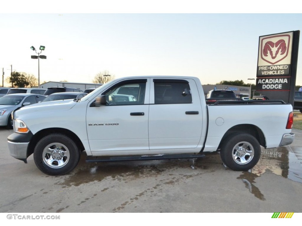 2011 Ram 1500 ST Crew Cab - Bright White / Dark Slate Gray/Medium Graystone photo #2