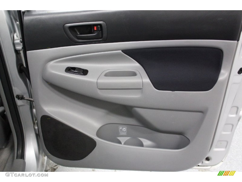 2007 Toyota Tacoma V6 TRD Double Cab 4x4 Graphite Gray Door Panel Photo #77009001