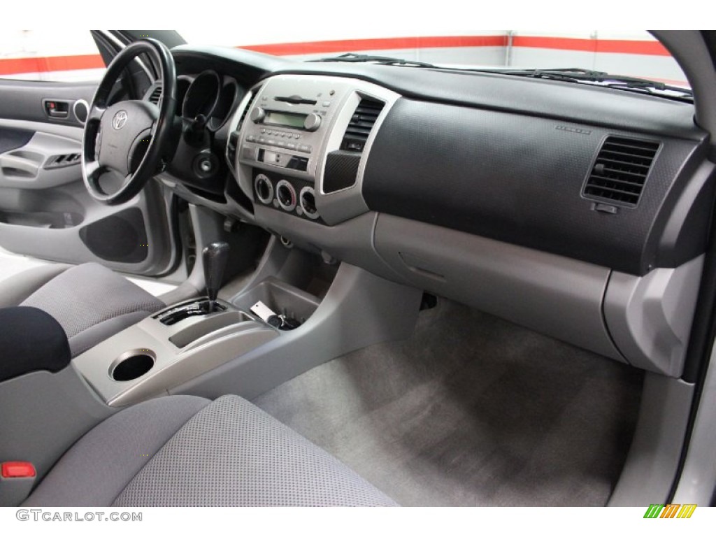 2007 Toyota Tacoma V6 TRD Double Cab 4x4 Graphite Gray Dashboard Photo #77009126