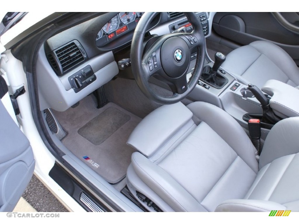 Grey Interior 2003 BMW M3 Convertible Photo #77009207